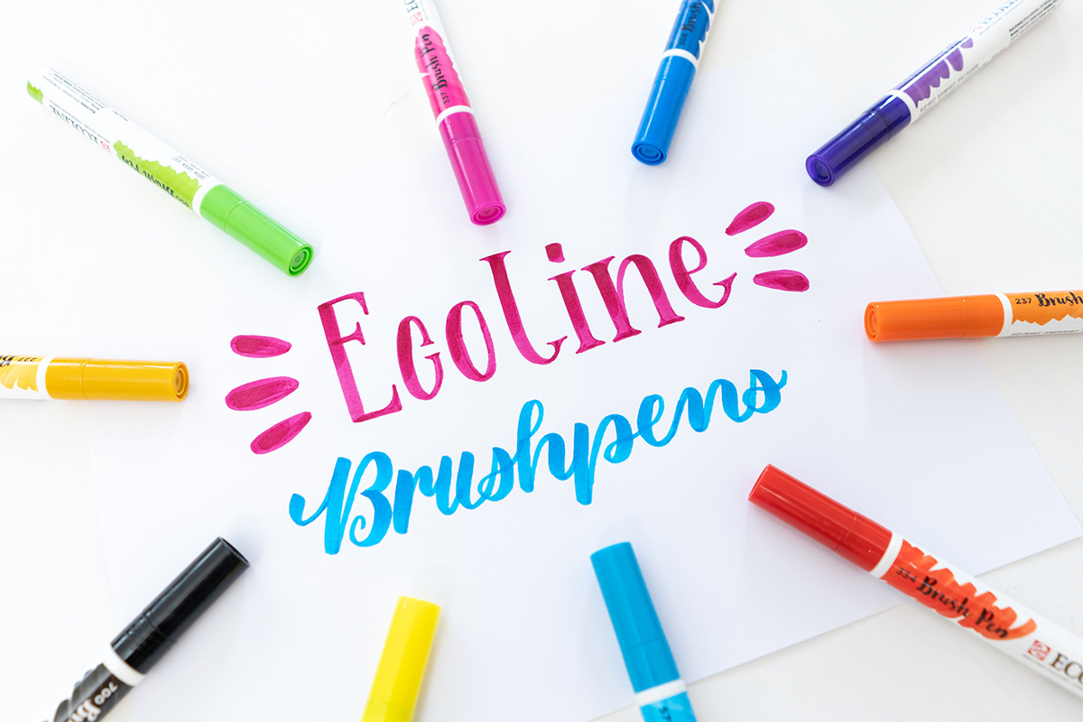 Rotuladores especiales Brush Lettering