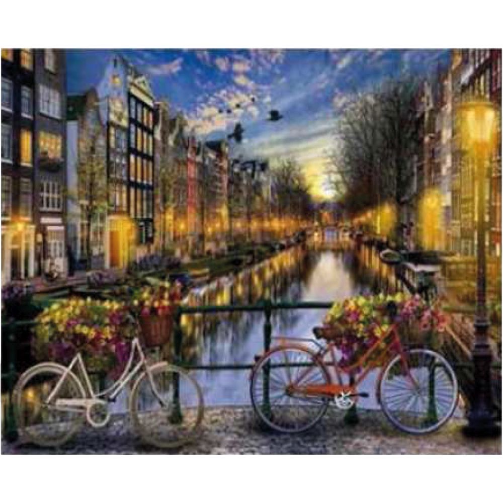 Pintar por Números Amsterdam Canal Artis Decor - MilArte