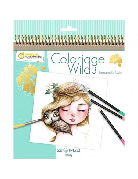 Coloriage Wild N. 5 Cuaderno para Colorear Avenue Mandarine – Artcants