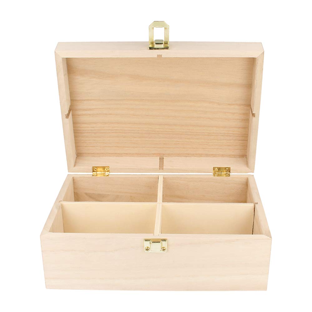 Caja de madera Organizadora de Té infusiones - ArteShop